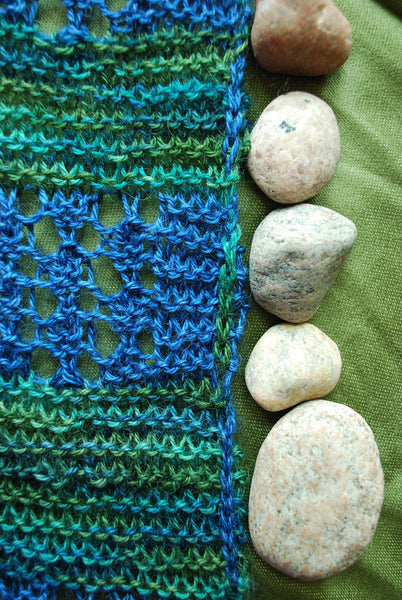 Grand River Stole Knitting Pattern (PDF) by Phibersmith Designs