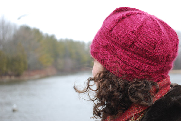 Soft is the song my paddle sings - Canada 150 Hat Knitting Pattern (PDF) by Phibersmith Designs
