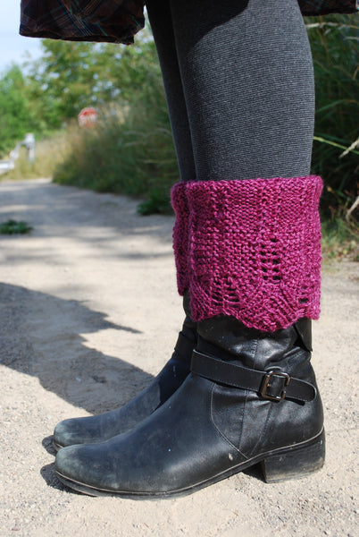 Balsam Grove Boot Warmers Knitting Pattern (PDF) by Phibersmith Designs