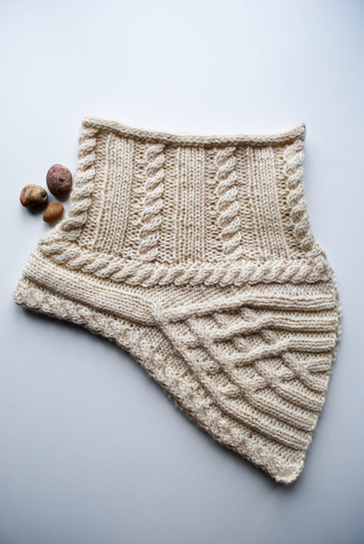 Fenestrella Cowl Knitting Pattern (PDF) by Phibersmith Designs