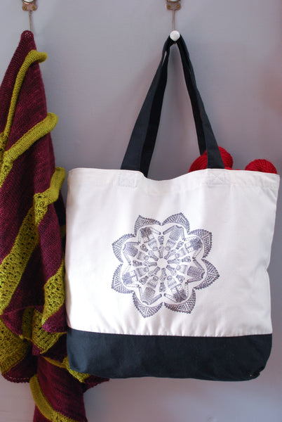 Kaleidoscope Knits Tote Bag for Knitters