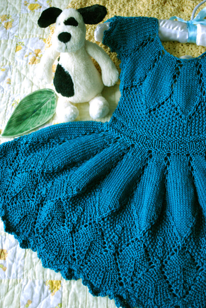 Madalena Dress Pattern (PDF) - Knitting Pattern by Phibersmith Designs