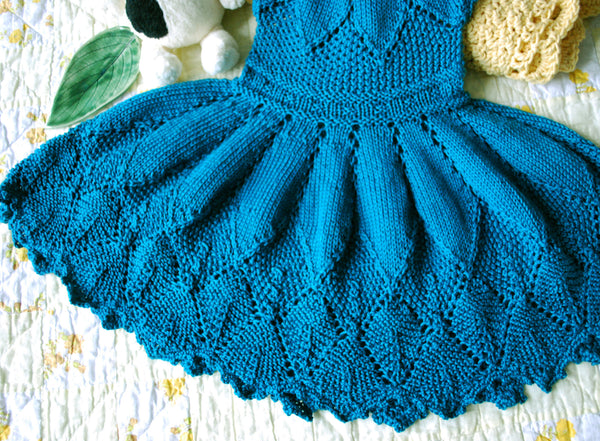 Madalena Dress Pattern (PDF) - Knitting Pattern by Phibersmith Designs