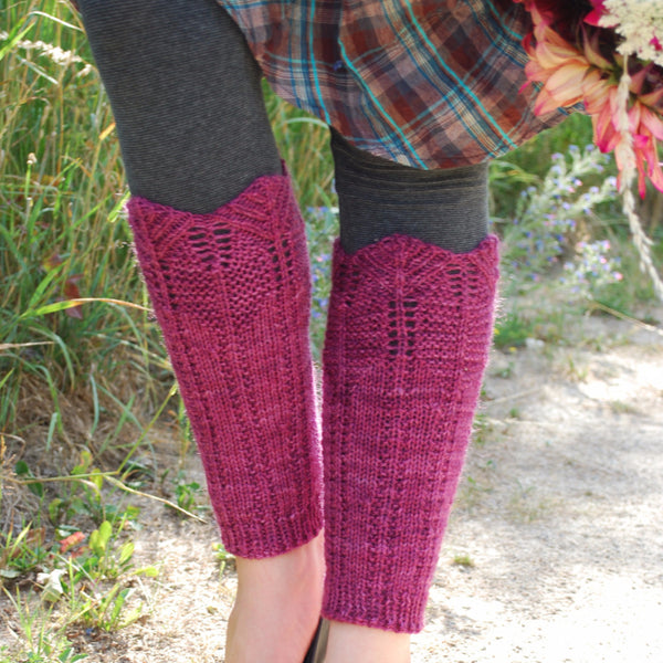 Balsam Grove Boot Warmers Knitting Pattern (PDF) by Phibersmith Designs