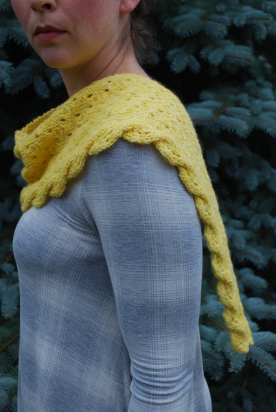 Boon of Roses Scarf Knitting Pattern (PDF) by Phibersmith Designs