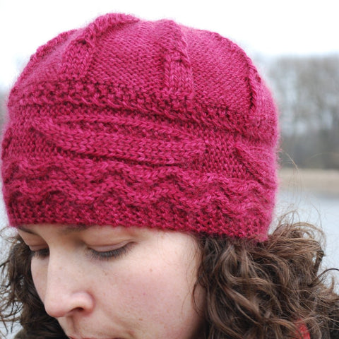 Soft is the song my paddle sings - Canada 150 Hat Knitting Pattern (PDF) by Phibersmith Designs