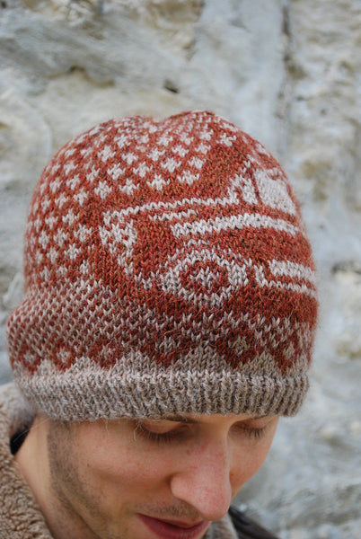 North American Muscle Hat Pattern (PDF) - Knitting Pattern by Phibersmith Designs