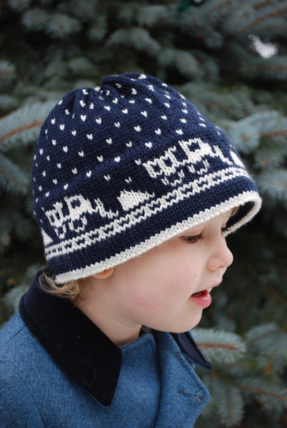 There Goes the Snow Plow! Hat Pattern (PDF) - Knitting Pattern by Phibersmith Designs