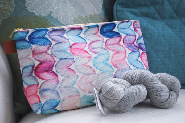 Watercolour Knits Project Bag