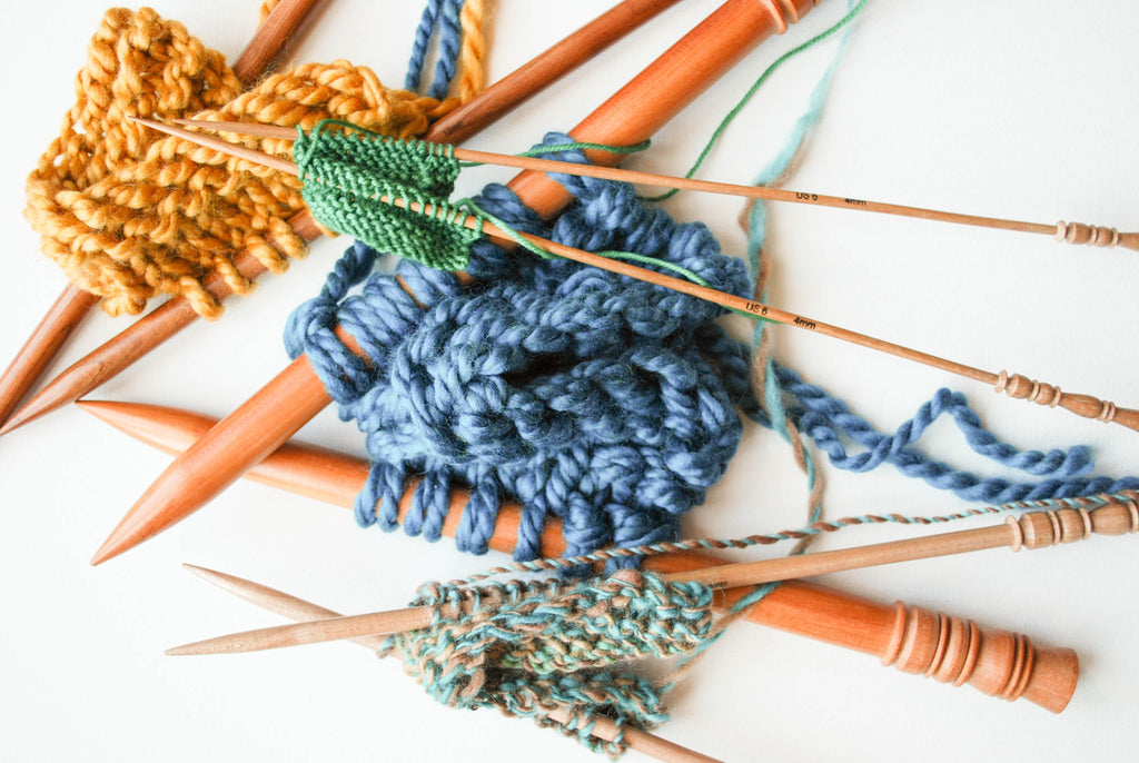 Wooden Knitting Needles (one pair) – These Hands Makers Collective